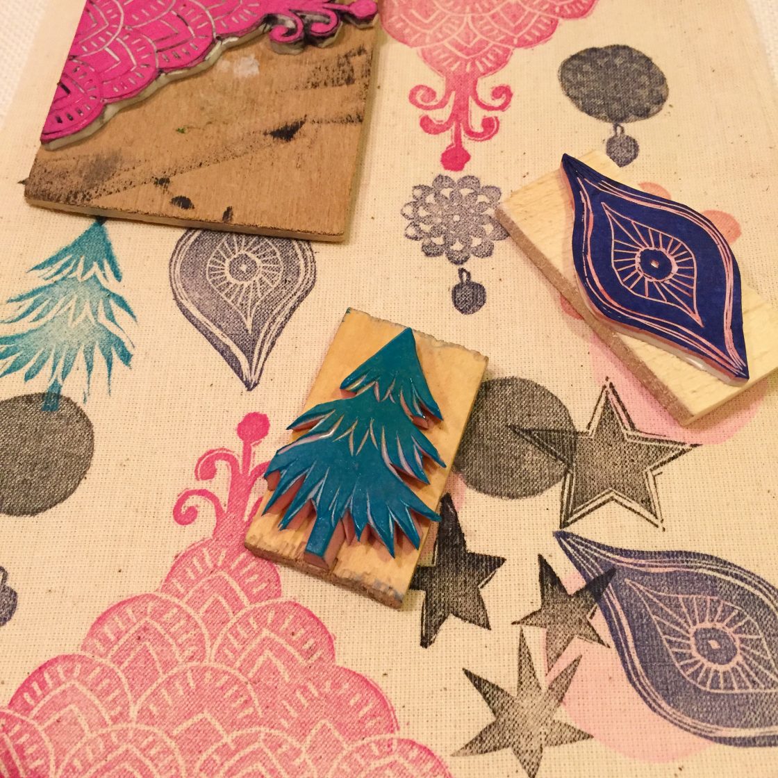 Block Printing (on fabric) Kits **OUT OF STOCK** Out of Bounds