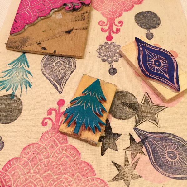Block Printing (on fabric) Kits **OUT OF STOCK** Out of Bounds