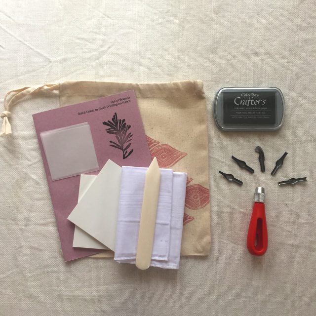 Block Printing (on fabric) Kits **OUT OF STOCK** Out of Bounds